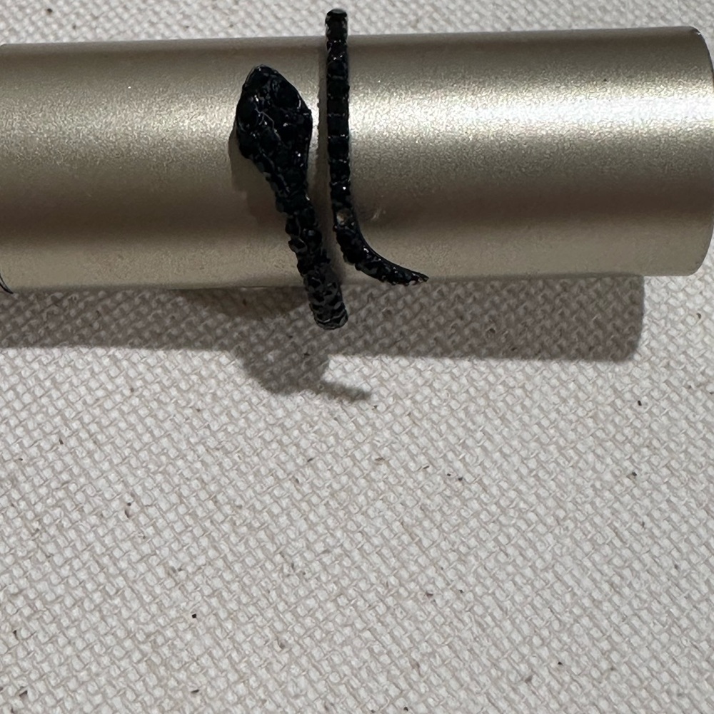 Black Ring with Sleek Design